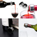 Coleira de garrafa de vinho em aço inoxidável, anel de gotejamento, forrado de veludo, anti-transbordamento, coletor de gotejamento de vinho para casa, bar, restaurante, festa ao ar livre