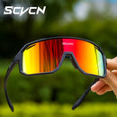 Scvcn novo ciclismo ao ar livre óculos de sol dos homens estrada condução bicicleta esportes escalada de montanha feminino ciclismo uv400 óculos
