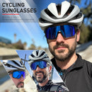 Scvcn novo ciclismo ao ar livre óculos de sol dos homens estrada condução bicicleta esportes escalada de montanha feminino ciclismo uv400 óculos