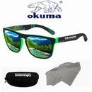 Óculos de sol polarizados Okuma UV400 para homens e mulheres ao ar livre caça, pesca, bicicletas de condução, caixa opcional de óculos de sol
