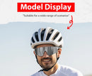 Scvcn novo ciclismo ao ar livre óculos de sol dos homens estrada condução bicicleta esportes escalada de montanha feminino ciclismo uv400 óculos