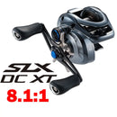 SHIMANO-SLX DC Baitcasting Carretel De Pesca, Infinity Braking System, 8.2, 7.2, 6.3 Relação, Corpo Hagane, XT, SLX, Novo SVS