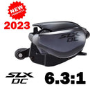 SHIMANO-SLX DC Baitcasting Carretel De Pesca, Infinity Braking System, 8.2, 7.2, 6.3 Relação, Corpo Hagane, XT, SLX, Novo SVS