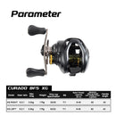 Shimano original 21 curado bfs xg carretel de pesca de arremesso 8.2:1 7 + 1bb arrasto máximo 3.5kg finesse tune break sistema micromodule engrenagem