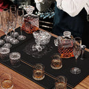 Tapete de Borracha para Bar Barras de Café Tapete de Serviço de Barra de Café Tapete de Secagem de Vidro para Barista Cocktail Bartender Preto