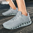 Tênis de corrida leve masculino antiderrapante amortecimento tênis de malha respirável para jogging ginásio treinamento fitness esporte caminhada