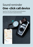 Chaveiro com Localizador GPS Bluetooth Inteligente para iPhone, Certificado pela Apple (MFI), Anti-perda, Compatível com o Aplicativo Find My.