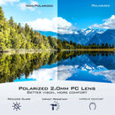 Óculos de sol polarizados Okuma UV400 para homens e mulheres ao ar livre caça, pesca, bicicletas de condução, caixa opcional de óculos de sol