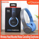 Multifuncional portátil dobrável headmounted sem fio bluetooth 5.0 fone de ouvido para conexão bluetooth cartão tf conexão com fio