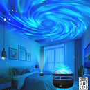 1pc estrela projetor, galáxia projetor, água oceano onda projetor para quarto luz noturna decoração do quarto com padrões de 7 cores