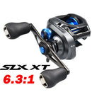 SHIMANO-SLX DC Baitcasting Carretel De Pesca, Infinity Braking System, 8.2, 7.2, 6.3 Relação, Corpo Hagane, XT, SLX, Novo SVS