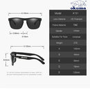 Óculos de sol polarizados Okuma UV400 para homens e mulheres ao ar livre caça, pesca, bicicletas de condução, caixa opcional de óculos de sol