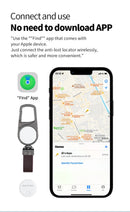Chaveiro com Localizador GPS Bluetooth Inteligente para iPhone, Certificado pela Apple (MFI), Anti-perda, Compatível com o Aplicativo Find My.