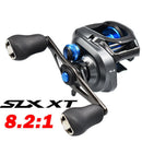 SHIMANO-SLX DC Baitcasting Carretel De Pesca, Infinity Braking System, 8.2, 7.2, 6.3 Relação, Corpo Hagane, XT, SLX, Novo SVS