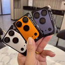 1PC Película Protetora Fosca para iPhone 17 Pro Max iPhone 17 Pro 17 Cobertura Total Protetor de Lente de Câmera Ultrafino com Estrutura Metálica Anti-Queda