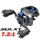 SHIMANO-SLX DC Baitcasting Carretel De Pesca, Infinity Braking System, 8.2, 7.2, 6.3 Relação, Corpo Hagane, XT, SLX, Novo SVS
