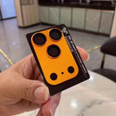 1PC Película Protetora Fosca para iPhone 17 Pro Max iPhone 17 Pro 17 Cobertura Total Protetor de Lente de Câmera Ultrafino com Estrutura Metálica Anti-Queda
