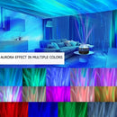 1pc estrela projetor, galáxia projetor, água oceano onda projetor para quarto luz noturna decoração do quarto com padrões de 7 cores
