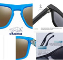 Óculos de sol polarizados Okuma UV400 para homens e mulheres ao ar livre caça, pesca, bicicletas de condução, caixa opcional de óculos de sol