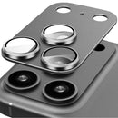 1PC Película Protetora Fosca para iPhone 17 Pro Max iPhone 17 Pro 17 Cobertura Total Protetor de Lente de Câmera Ultrafino com Estrutura Metálica Anti-Queda