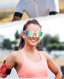 Scvcn novo ciclismo ao ar livre óculos de sol dos homens estrada condução bicicleta esportes escalada de montanha feminino ciclismo uv400 óculos