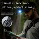 Nova lanterna ultra poderosa 3 núcleo led mini lanterna tática recarregável de alta potência led tocha metal caneta clipe lâmpada mão