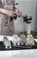 Tapete de Borracha para Bar Barras de Café Tapete de Serviço de Barra de Café Tapete de Secagem de Vidro para Barista Cocktail Bartender Preto