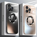 Luxury Glass Camera For Magesafe Magnetic Wireless Charge Case For iPhone 17 16 15 14 13 12 11 Pro Max Air Plus Shockproof Cover