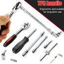 46 pçs ferramentas da família 1/4 conjunto kits de ferramentas mecânicas para reparação automóvel hous com soquetes métricos hex bit soquete conjunto polegada chave catraca