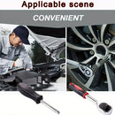46 pçs ferramentas da família 1/4 conjunto kits de ferramentas mecânicas para reparação automóvel hous com soquetes métricos hex bit soquete conjunto polegada chave catraca