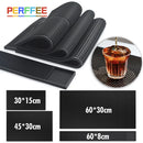 Tapete de Borracha para Bar Barras de Café Tapete de Serviço de Barra de Café Tapete de Secagem de Vidro para Barista Cocktail Bartender Preto