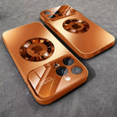 Luxury Glass Camera For Magesafe Magnetic Wireless Charge Case For iPhone 17 16 15 14 13 12 11 Pro Max Air Plus Shockproof Cover