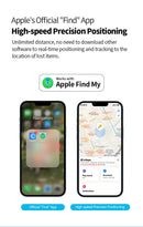 Chaveiro com Localizador GPS Bluetooth Inteligente para iPhone, Certificado pela Apple (MFI), Anti-perda, Compatível com o Aplicativo Find My.