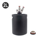 Mini barril & growler lança de bloqueio de bola dupla com 50cm mangueira de silicone grau alimentício 30 psi compatível com 2/3.6/4/5/8/10l mini barril