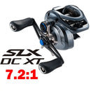 SHIMANO-SLX DC Baitcasting Carretel De Pesca, Infinity Braking System, 8.2, 7.2, 6.3 Relação, Corpo Hagane, XT, SLX, Novo SVS